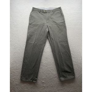 Peter Millar Golf Pants‎ Mens 34x29.5 Pima Cotton Gray Chinos Slacks Trousers